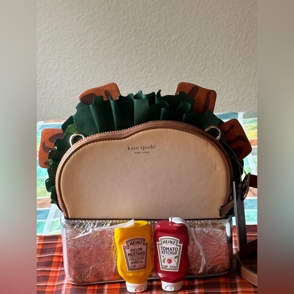 🥪 🥒🥪 KATE SPADE GLAMWICH  3D SANDWICH CROSSBODY BAG 🥪 NWT 🥪🥒🥪 - Picture 9 of 16